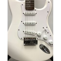 (BRUGT) Squier Stratocaster Olympic White